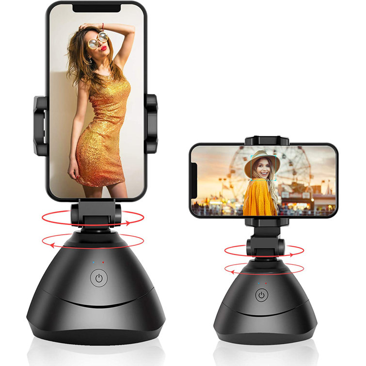 WPENGW Cell Phone Stand Auto 360°Rotation Smart Face Tracking Holder